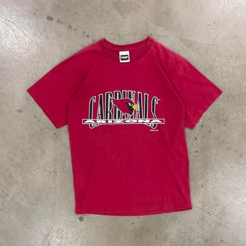 Vintage Arizona Cardinals NFL Tultex 90s T-Shirt Single Stitch Size Large